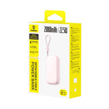Baseus EnerFill FC21 Qpow 3 Ultra 20000mAh 22.5W Powerbank med display og kabel med - Pink