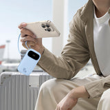 Baseus EnerFill FC31 20000mAh 45W Power Bank med display med USB-C og Lightning Kabler - Blå