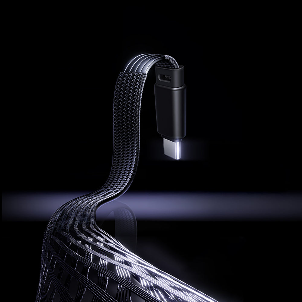 Baseus MVP 3 USB-C - USB-C 100W Cable Angled 1m - Black