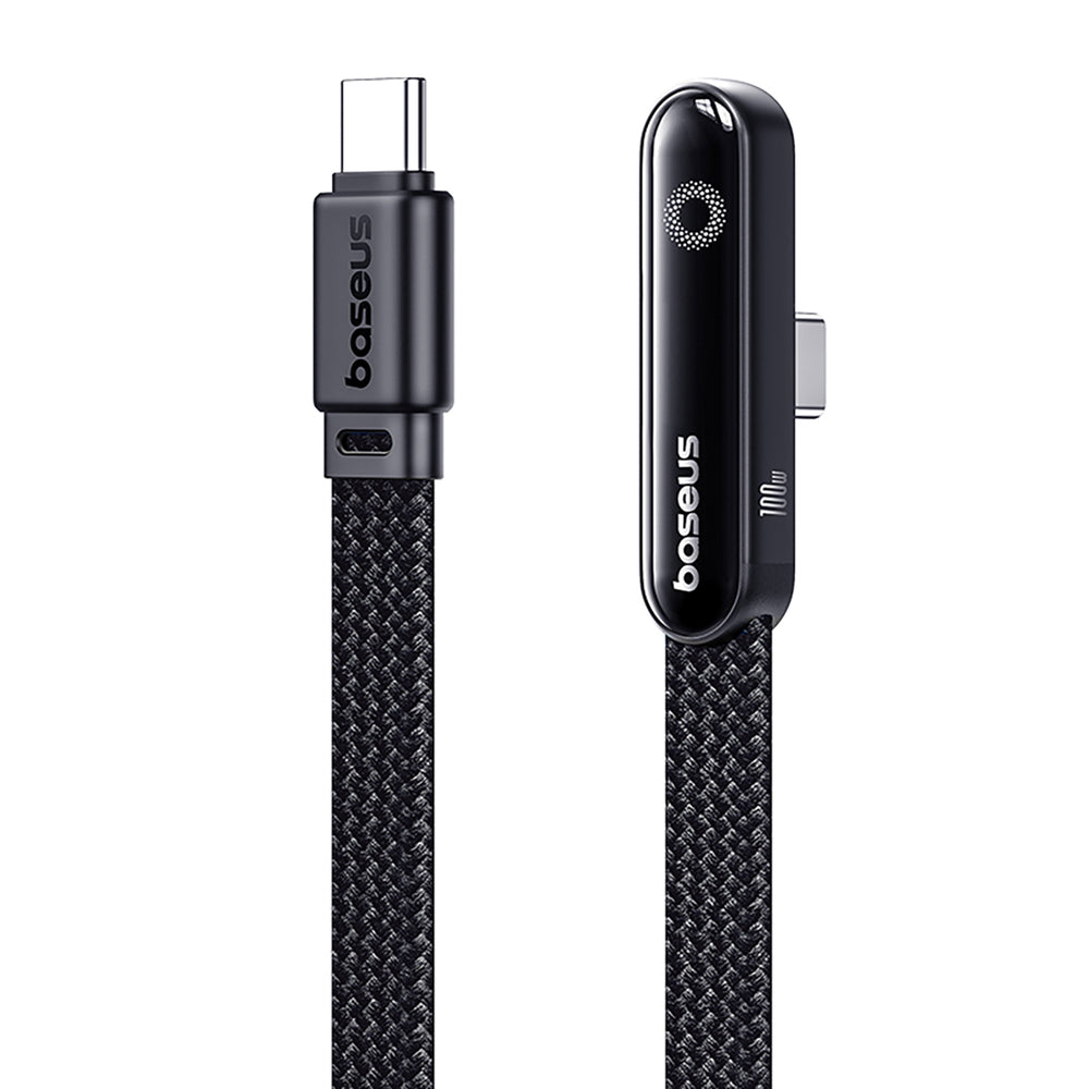 Baseus MVP 3 USB-C - USB-C 100W Cable Angled 1m - Black