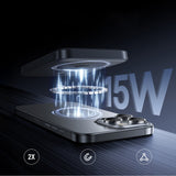 Baseus EnerFill FM12 10000mAh 22.5W Qi2 Power Bank MagSafe Kompatibel med Baseus Simple USB-C 20V/3A 30cm Kabel - sort