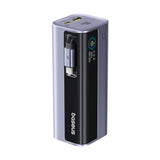 Baseus EnerGeek GR11 10000mAh 100W Power Bank med Retractable Cable - Grå