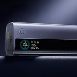 Baseus EnerGeek GR11 10000mAh 100W Power Bank med Retractable Cable - Grå