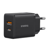 Baseus Cube Pro 30W USB-C USB-A Wall Charger - sort