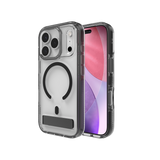 ZAGG Santa Cruz Snap KS MagSafe Case med stativ til iPhone 17 Pro - Klar og sort