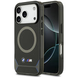 BMW M IML Metal Buttons & Logo MagSafe Case til iPhone 17 Pro - Blå