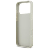 DKNY-kasse med trykte striber til iPhone 17 Pro Max - Beige