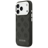 Guess Peony Hot Stamp Script MagSafe Case til iPhone 17 Pro - sort
