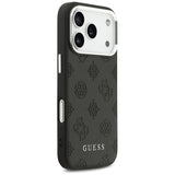 Guess Peony Hot Stamp Script MagSafe Case til iPhone 17 Pro - sort