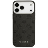 Guess Peony Hot Stamp Script MagSafe Case til iPhone 17 Pro Max - sort