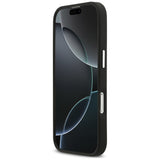 Karl Lagerfeld FW Grained Karl & Choupette Heads Pins & Logo iPhone 17 Case - sort