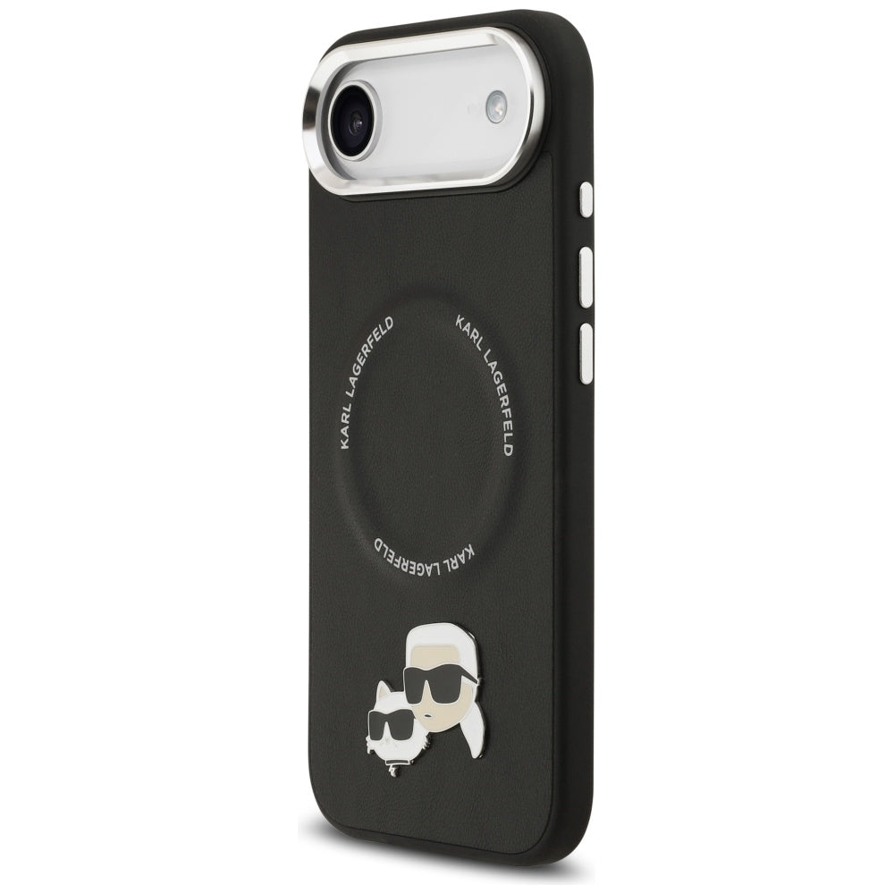 Karl Lagerfeld Karl & Choupette Pins MagSafe Case til iPhone Air - sort