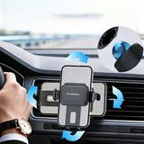 Wozinsky WUS-M1 Car Air Vent Mount Holder 360° Clamp - sort