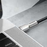 Kabel USB-C til USB-C Baseus Cafule, 100W, 1m (sort)
