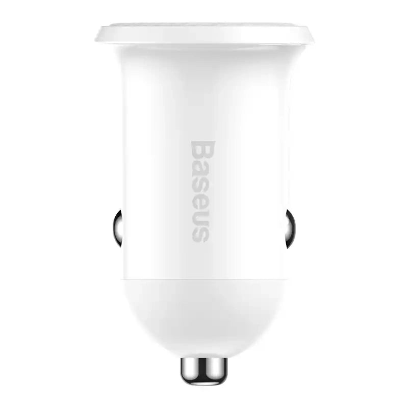 Baseus Grain Pro Car Charger 2x USB 4.8A (hvid)