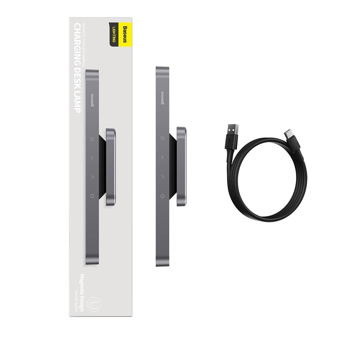 Lampus Base Magnetisk Stepless, med berøringspanel (grå)