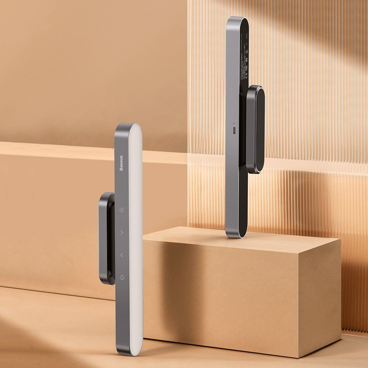 Lampus Base Magnetisk Stepless, med berøringspanel (grå)