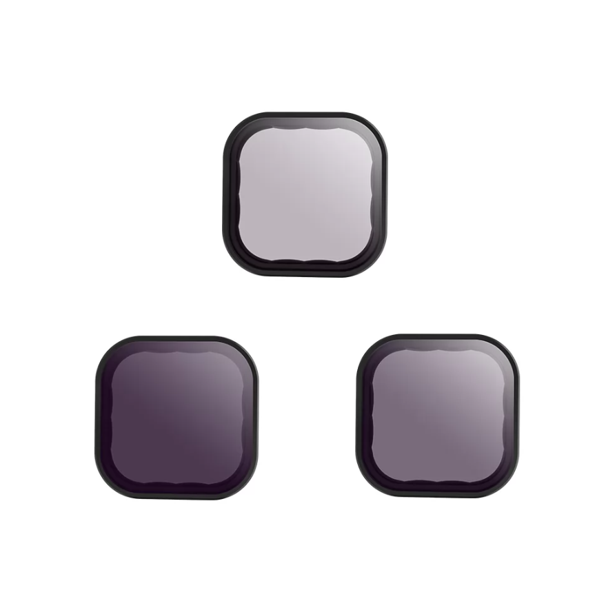 Telesin 8/16/32 ND-filtersæt til GoPro Hero 9 / Hero 10 / Hero 11 / Hero 12 / Mini (GP-FLT-902)