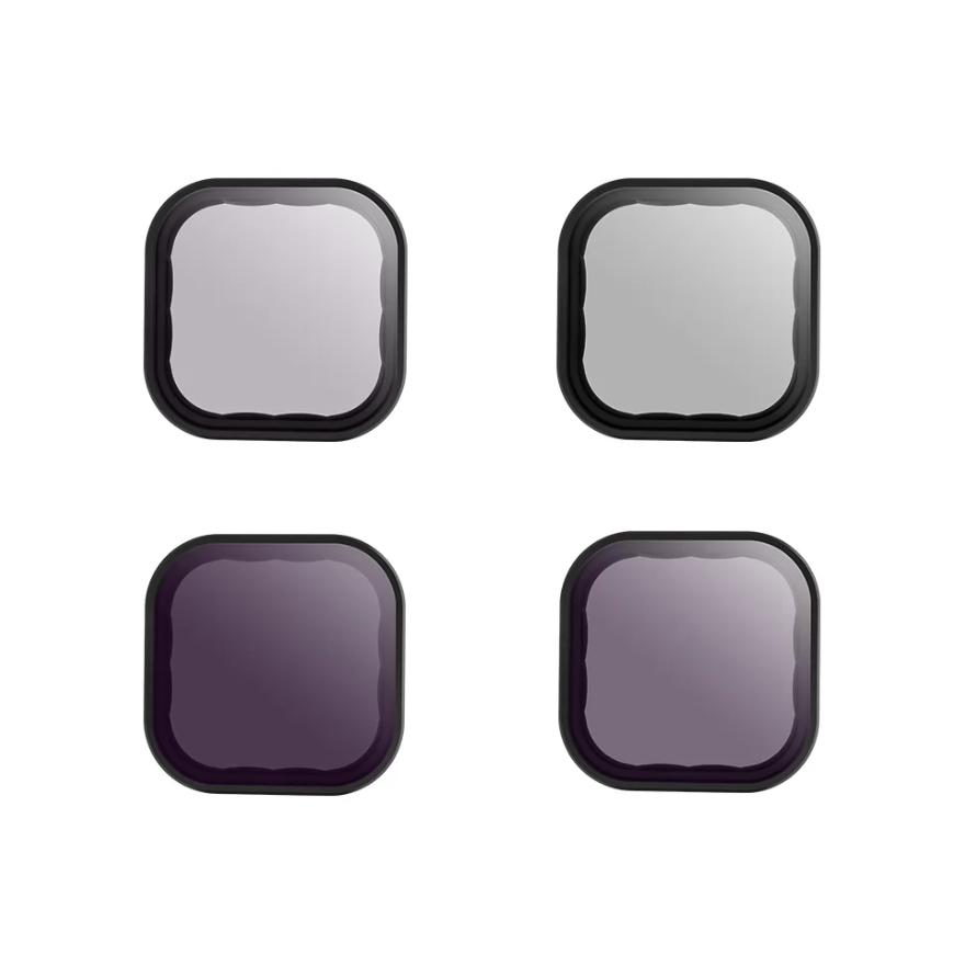 Linsesæt CPL+ND 8/16/32 Telesin til GoPro Hero 9 / Hero 10 / Hero 11 / Hero 12 (GP-FLT-903)