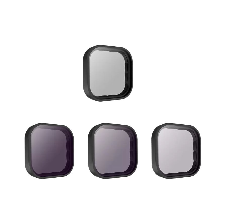 Linsesæt CPL+ND 8/16/32 Telesin til GoPro Hero 9 / Hero 10 / Hero 11 / Hero 12 (GP-FLT-903)