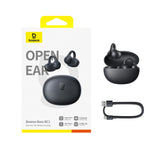 OWS Baseus Bass BC1 Earphones with Clip - Black