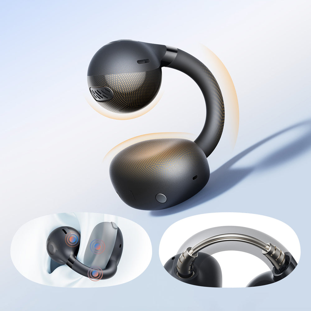 OWS Baseus Bass BC1 Earphones with Clip - Black