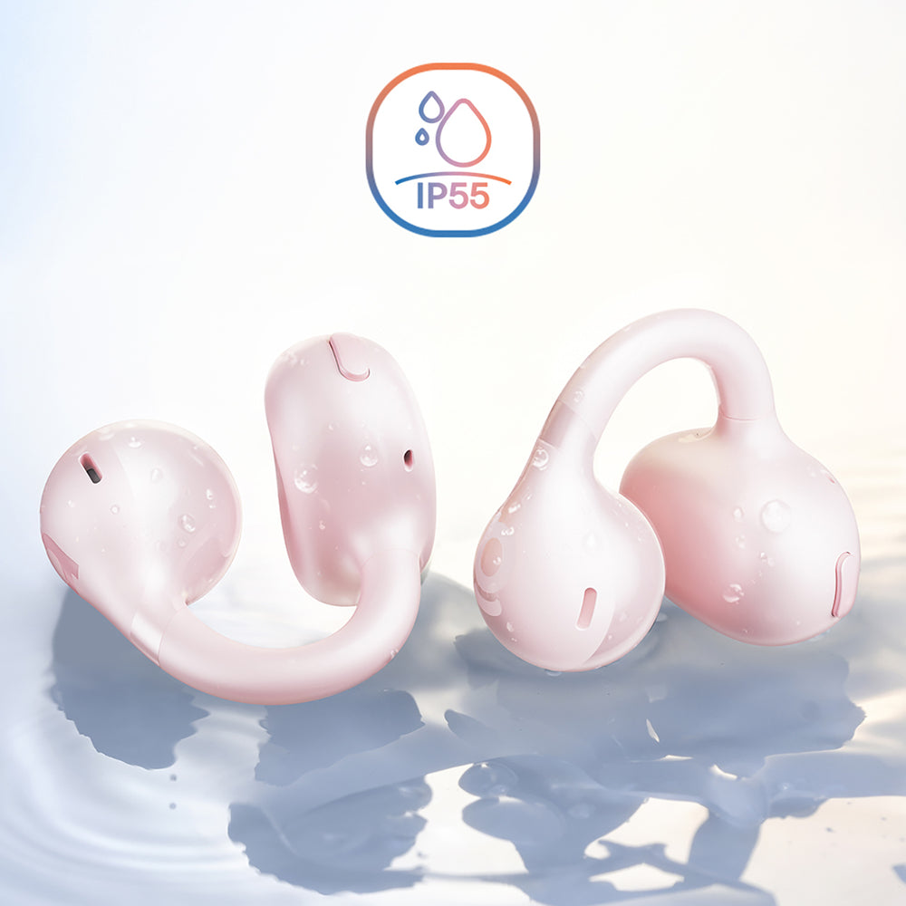 OWS Baseus Bass BC1 Earphones with Clip - Pink