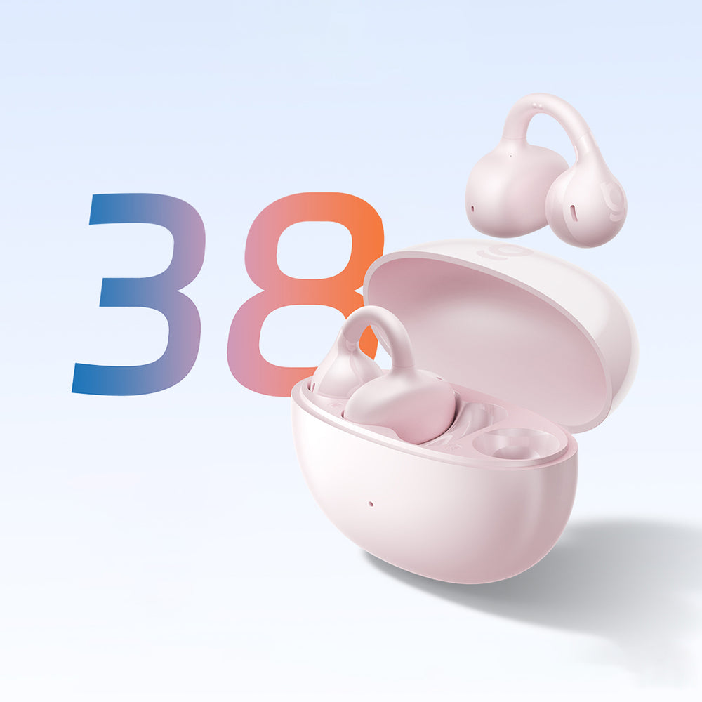 OWS Baseus Bass BC1 Earphones with Clip - Pink