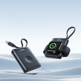Baseus EnerFill FW11 5W Power Bank for Apple Watch with Built-in Cable - Black