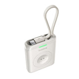 Baseus EnerFill FW11 5W Power Bank for Apple Watch with Built-in Cable - White