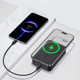 Baseus EnerFill FM41 20000mAh 20W Magnetic Power Bank with 30cm USB-C to USB-C Cable - Black