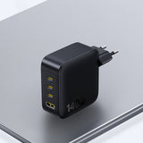 Baseus EnerFill FH11 GaN 140W Wall Charger 3xUSB-C + 1xUSB-A - Black