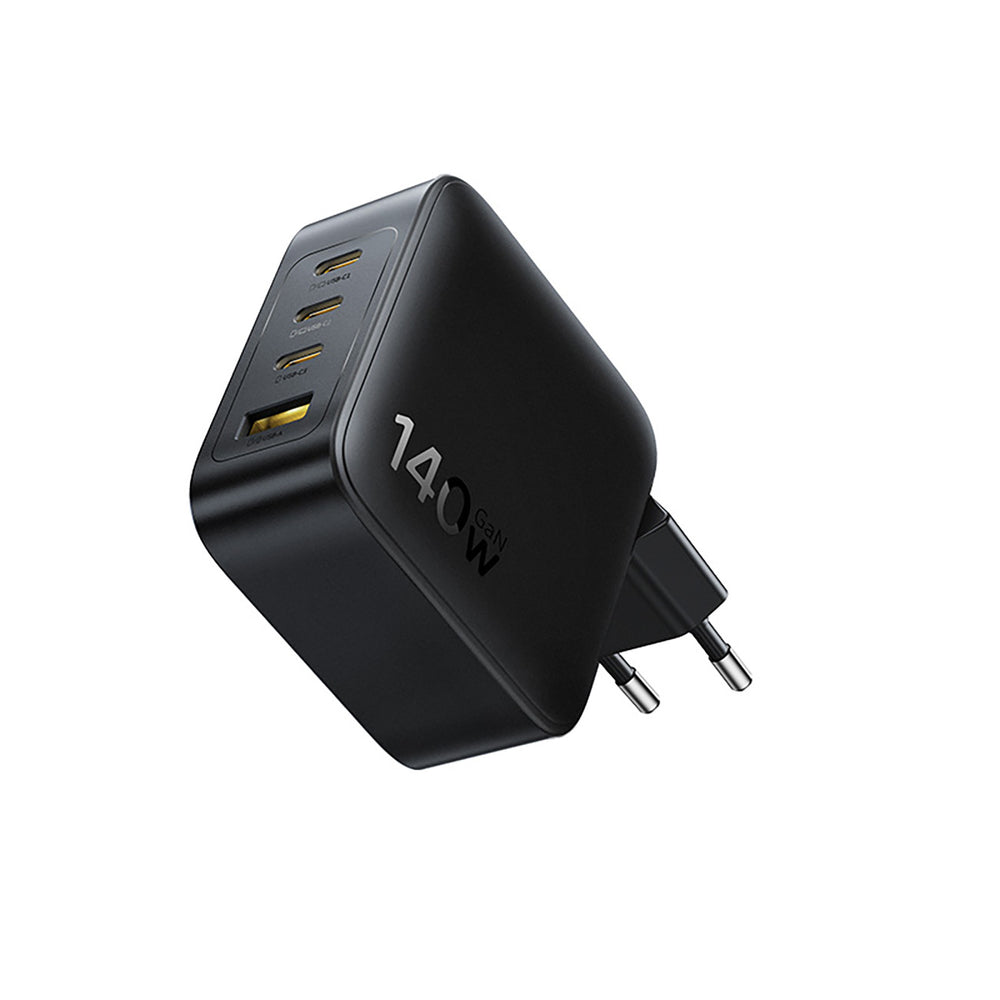 Baseus EnerFill FH11 GaN 140W Wall Charger 3xUSB-C + 1xUSB-A - Black