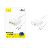 Baseus EnerFill FH21 120W Charging Station 4xUSB-C + 2xUSB-A - White