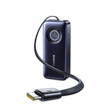 Baseus EnerCore CR11 20000mAh 67W Power Bank with Retractable USB-C Cable - Black