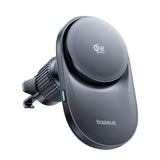 Baseus PrimeTrip VC2 Pro Magnetic Holder with Qi2.2 Charger and Air Vent Fan - Black