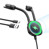Baseus PrimeTrip C03sPro Car Holder for Dashboard with Adhesive Inductive Charger - Black