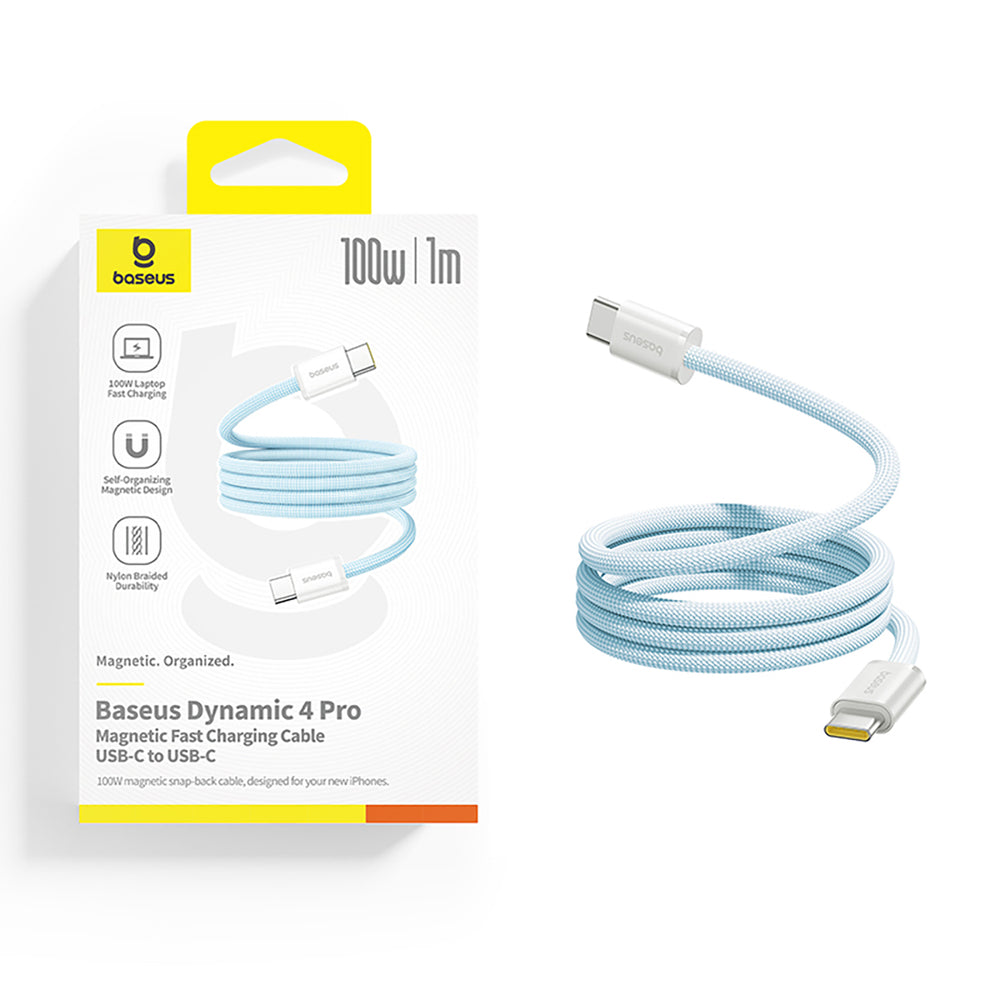 Baseus Dynamic 4 Pro 100W USB-C - USB-C Cable 1m - Blue