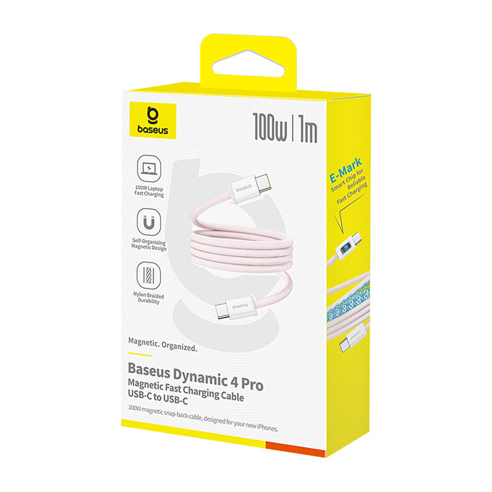 Baseus Dynamic 4 Pro 100W USB-C - USB-C Cable 1m - Pink