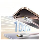 Baseus Dynamic 4 Pro 100W USB-C - USB-C Cable 1m - Pink
