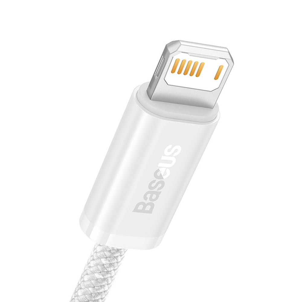 Baseus Dynamic Series 2.4A USB-A - Lightning kabel 1m - hvid