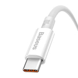 Baseus Superior Series USB-A - USB-C 100W Cable 1.5m - White