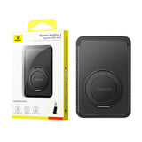 Baseus MagPro 3 Magnetic Wallet med Stativ Kompatibel med MagSafe - sort
