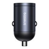 Baseus Tiny Star 30W USB-A USB-C Biloplader - sort