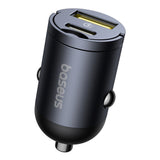 Baseus Tiny Star 30W USB-A USB-C Biloplader - sort