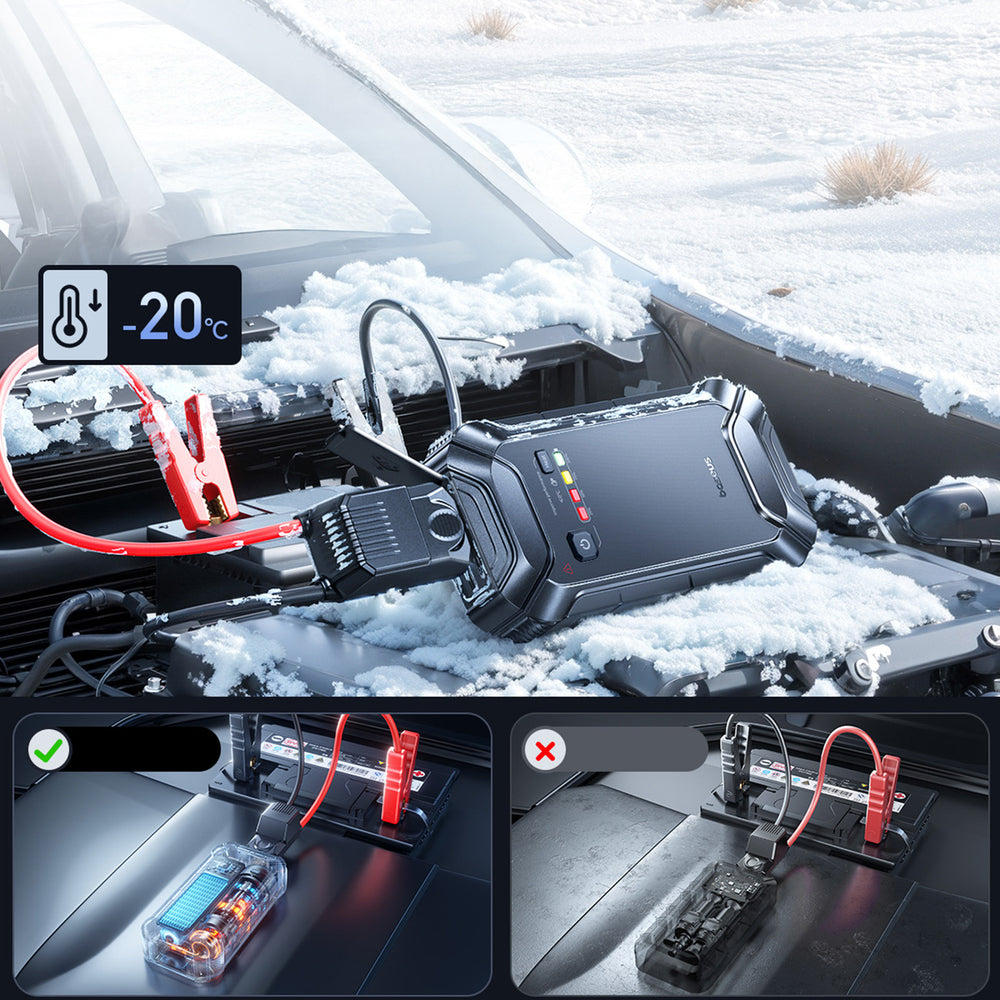 Jump starter Baseus PrimeTrip VJ1 12000mAh - sort