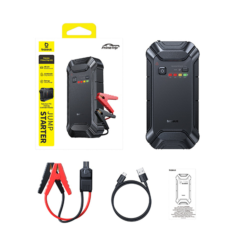 Jump starter Baseus PrimeTrip VJ1 12000mAh - sort