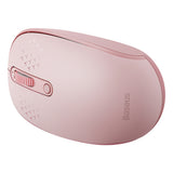 Baseus F01B 2.4GHz trådløs mus + Bluetooth 3.0 + 5.0 - Pink