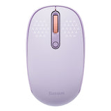 Baseus F01B 2.4GHz trådløs mus + Bluetooth 3.0 + 5.0 - Purple