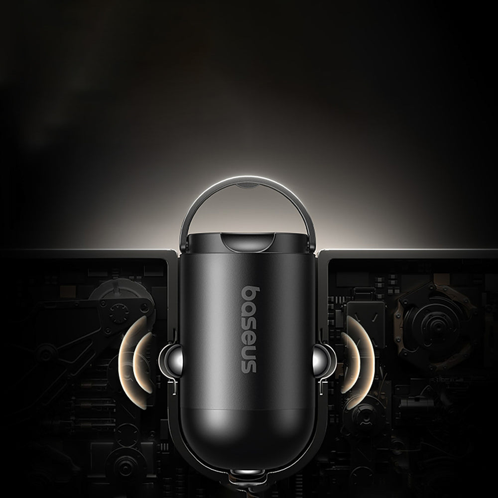 Baseus PrimeTrip VP2 45W USB-C Car Charger with 60W USB-C to USB-C 1m Cable - Black